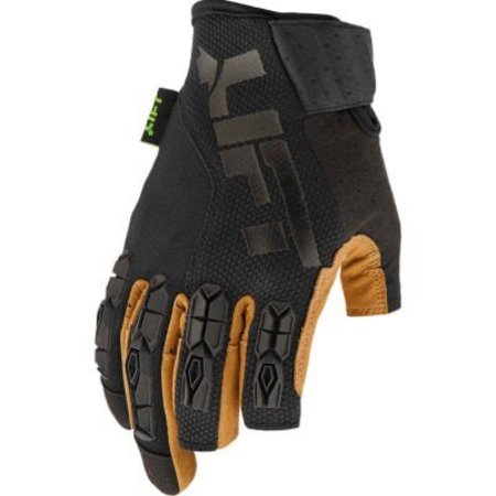 Lift Safety Lift Safety Framed Fingerless Work Glove, Brown/Black, XL, 1 Pair, GFD-17KBR1L GFD-17KBR1L